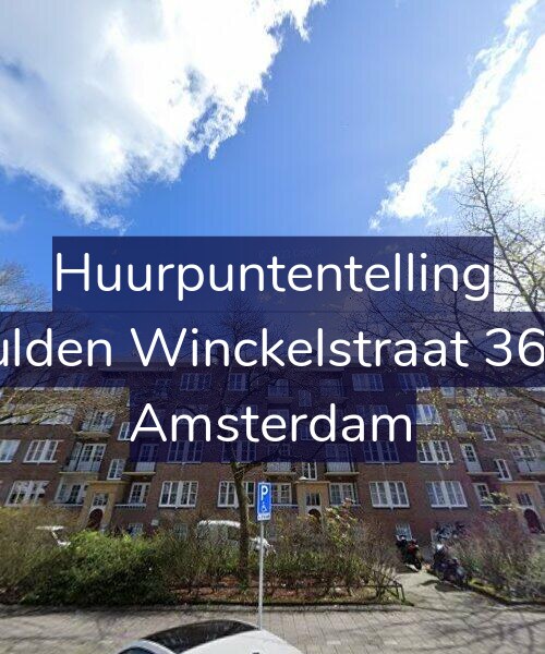 Foto gevel Huurpuntentelling voor Gulden Winckelstraat 36-1, Amsterdam