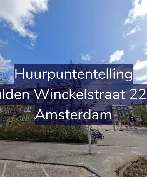 Foto gevel Huurpuntentelling voor Gulden Winckelstraat 22-H, Amsterdam
