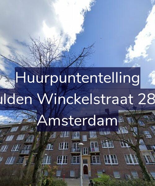 Foto gevel Huurpuntentelling voor Gulden Winckelstraat 28-2, Amsterdam