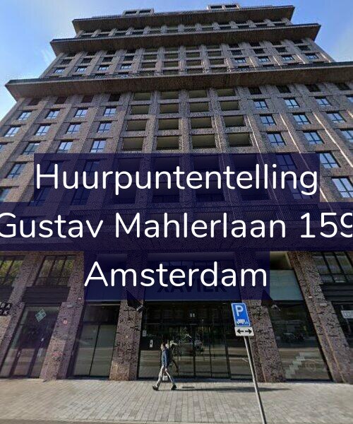 Foto gevel Huurpuntentelling voor Gustav Mahlerlaan 159, Amsterdam