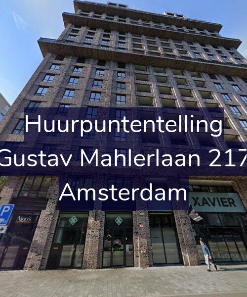 Foto gevel Huurpuntentelling voor Gustav Mahlerlaan 217, Amsterdam