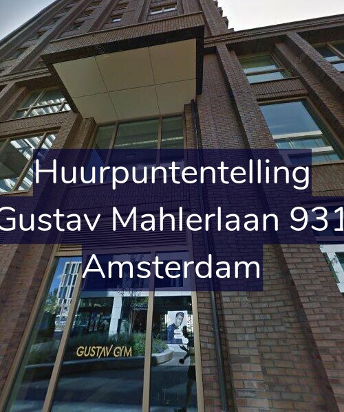 Foto gevel Huurpuntentelling voor Gustav Mahlerlaan 931, Amsterdam