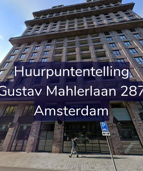 Foto gevel Huurpuntentelling voor Gustav Mahlerlaan 287, Amsterdam