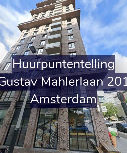 Foto gevel Huurpuntentelling voor Gustav Mahlerlaan 201, Amsterdam