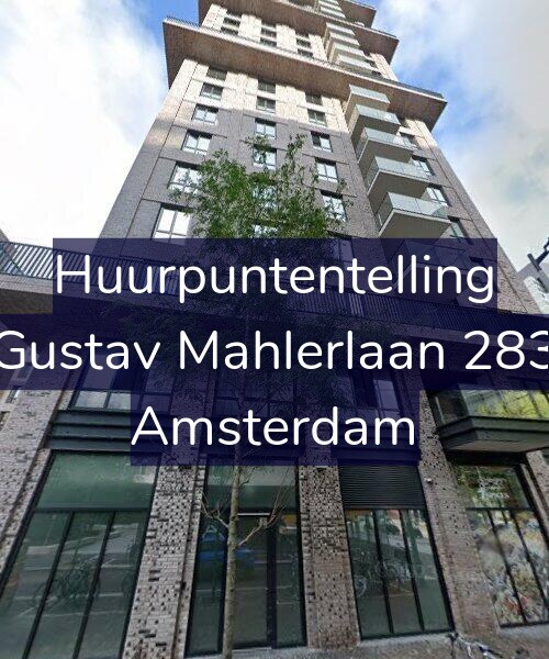 Foto gevel Huurpuntentelling voor Gustav Mahlerlaan 283, Amsterdam