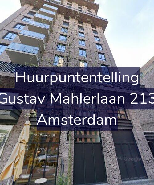 Foto gevel Huurpuntentelling voor Gustav Mahlerlaan 213, Amsterdam