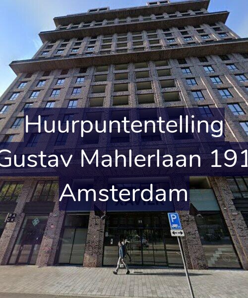 Foto gevel Huurpuntentelling voor Gustav Mahlerlaan 191, Amsterdam