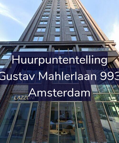 Foto gevel Huurpuntentelling voor Gustav Mahlerlaan 993, Amsterdam