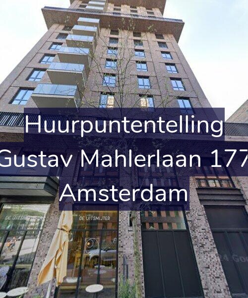 Foto gevel Huurpuntentelling voor Gustav Mahlerlaan 177, Amsterdam