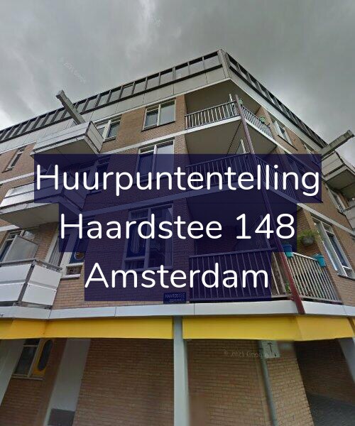 Foto gevel Huurpuntentelling voor Haardstee 148, Amsterdam