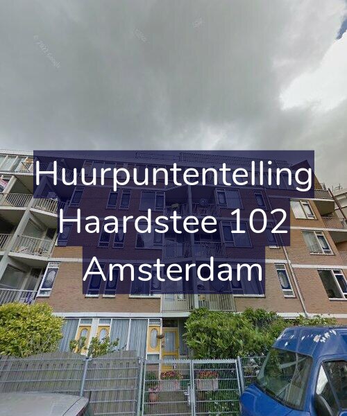 Foto gevel Huurpuntentelling voor Haardstee 102, Amsterdam