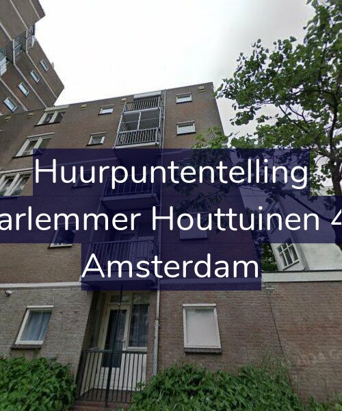 Foto gevel Huurpuntentelling voor Haarlemmer Houttuinen 411, Amsterdam