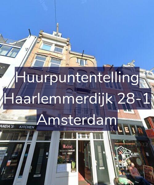Foto gevel Huurpuntentelling voor Haarlemmerdijk 28-1, Amsterdam