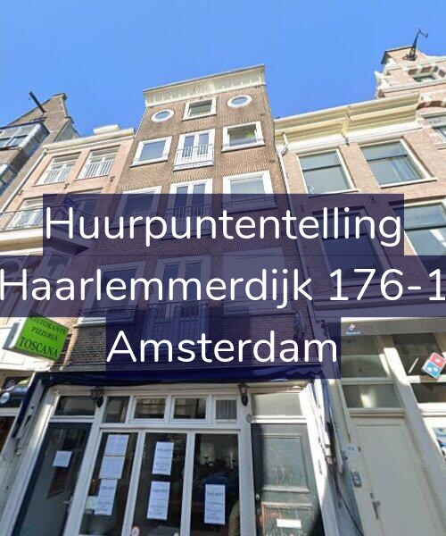 Foto gevel Huurpuntentelling voor Haarlemmerdijk 176-1, Amsterdam