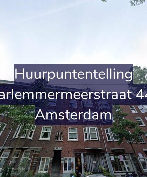 Foto gevel Huurpuntentelling voor Haarlemmermeerstraat 44-3, Amsterdam