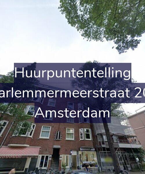 Foto gevel Huurpuntentelling voor Haarlemmermeerstraat 20-2, Amsterdam