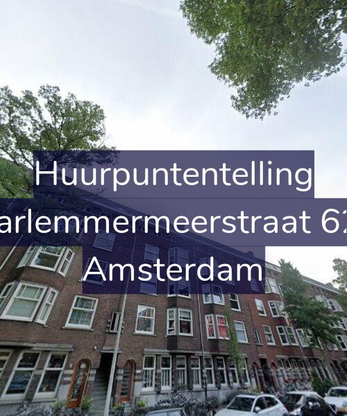 Foto gevel Huurpuntentelling voor Haarlemmermeerstraat 62-3, Amsterdam