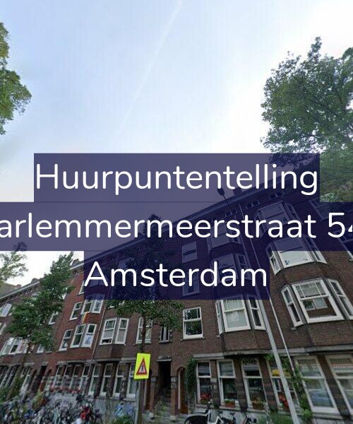 Foto gevel Huurpuntentelling voor Haarlemmermeerstraat 54-2, Amsterdam