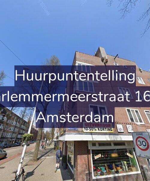 Foto gevel Huurpuntentelling voor Haarlemmermeerstraat 169-3, Amsterdam