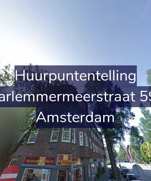 Foto gevel Huurpuntentelling voor Haarlemmermeerstraat 59-3, Amsterdam
