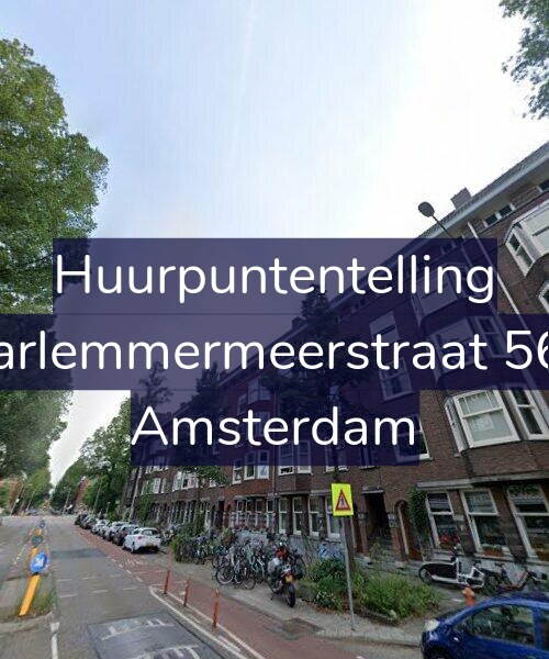 Foto gevel Huurpuntentelling voor Haarlemmermeerstraat 56-H, Amsterdam