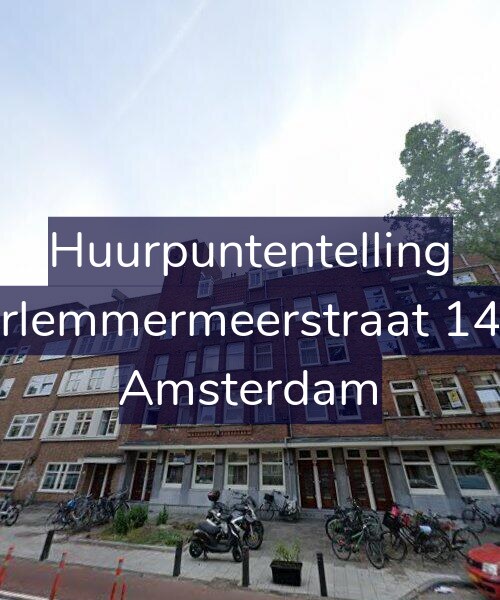 Foto gevel Huurpuntentelling voor Haarlemmermeerstraat 144-H, Amsterdam