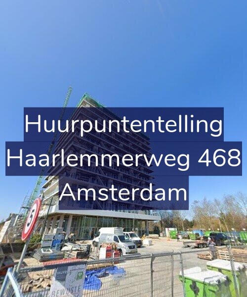 Foto gevel Huurpuntentelling voor Haarlemmerweg 468, Amsterdam