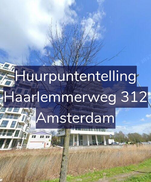 Foto gevel Huurpuntentelling voor Haarlemmerweg 312, Amsterdam