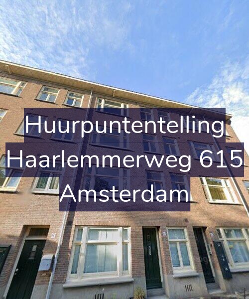 Foto gevel Huurpuntentelling voor Haarlemmerweg 615, Amsterdam