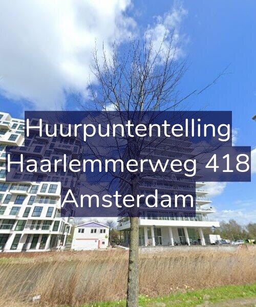 Foto gevel Huurpuntentelling voor Haarlemmerweg 418, Amsterdam