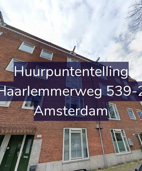 Foto gevel Huurpuntentelling voor Haarlemmerweg 539-2, Amsterdam
