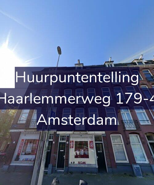 Foto gevel Huurpuntentelling voor Haarlemmerweg 179-4, Amsterdam