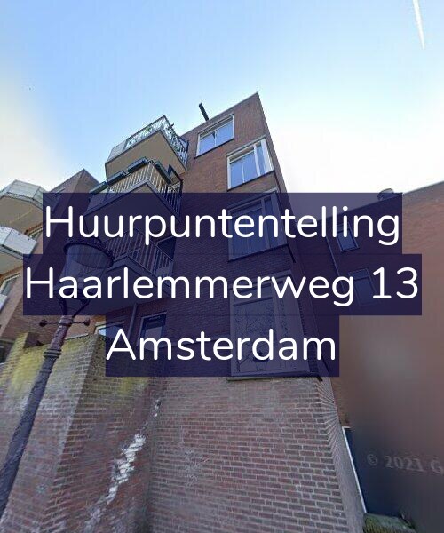 Foto gevel Huurpuntentelling voor Haarlemmerweg 13, Amsterdam