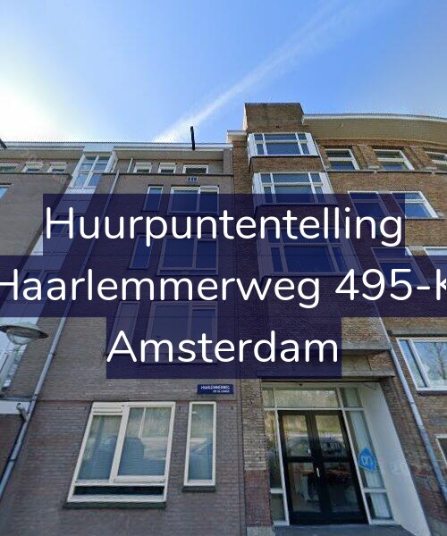 Foto gevel Huurpuntentelling voor Haarlemmerweg 495-K, Amsterdam