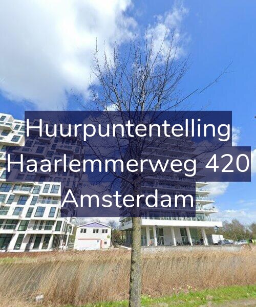 Foto gevel Huurpuntentelling voor Haarlemmerweg 420, Amsterdam