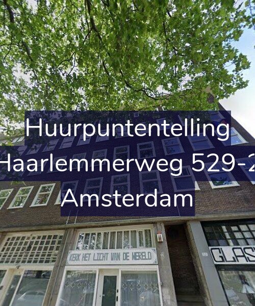 Foto gevel Huurpuntentelling voor Haarlemmerweg 529-2, Amsterdam