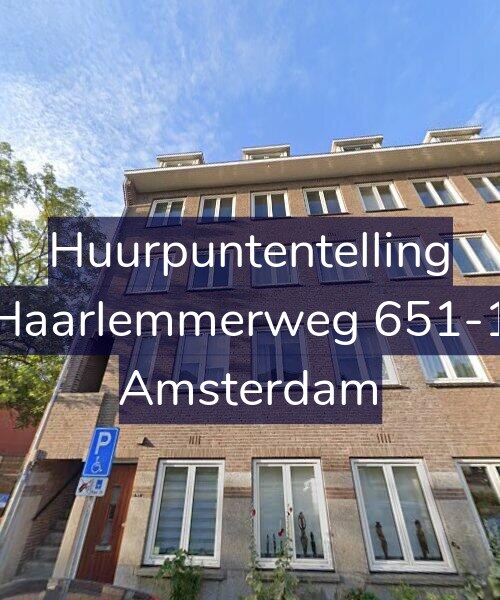 Foto gevel Huurpuntentelling voor Haarlemmerweg 651-1, Amsterdam