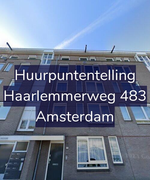 Foto gevel Huurpuntentelling voor Haarlemmerweg 483, Amsterdam