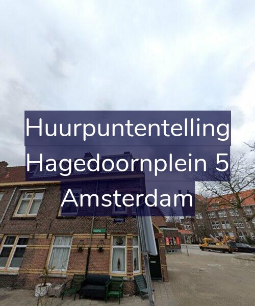 Foto gevel Huurpuntentelling voor Hagedoornplein 5, Amsterdam