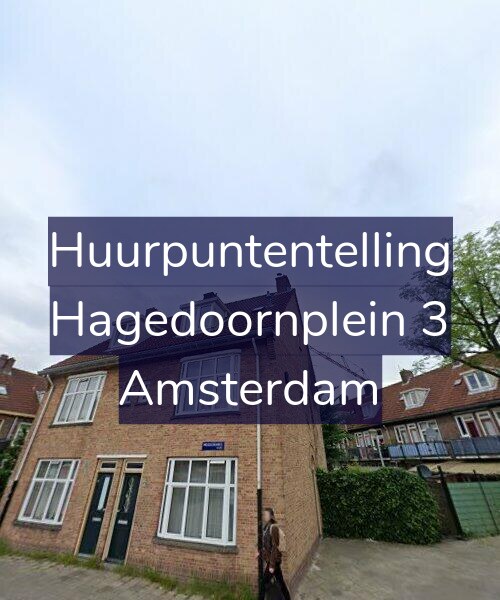 Foto gevel Huurpuntentelling voor Hagedoornplein 3, Amsterdam
