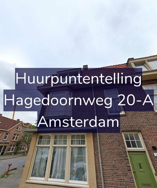Foto gevel Huurpuntentelling voor Hagedoornweg 20-A, Amsterdam