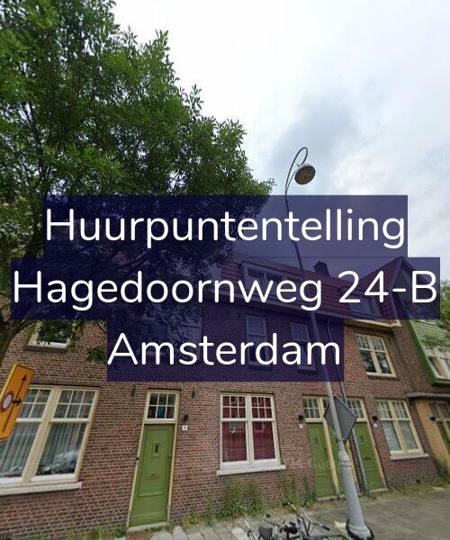 Foto gevel Huurpuntentelling voor Hagedoornweg 24-B, Amsterdam