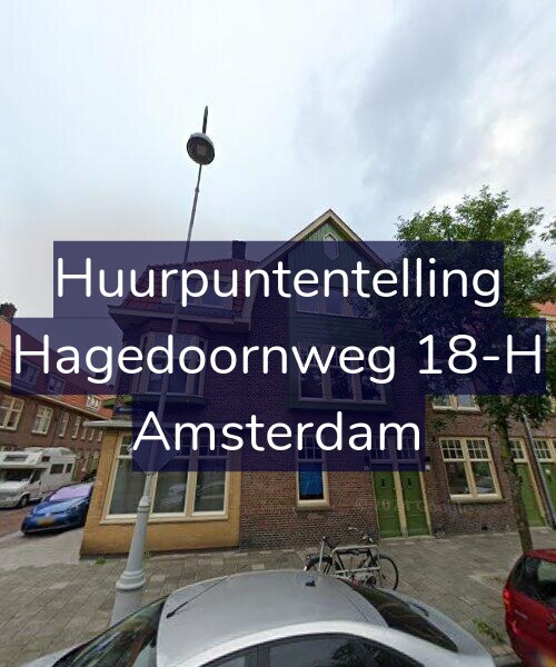 Foto gevel Huurpuntentelling voor Hagedoornweg 18-H, Amsterdam