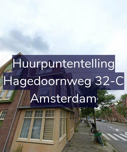 Foto gevel Huurpuntentelling voor Hagedoornweg 32-C, Amsterdam