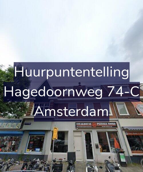 Foto gevel Huurpuntentelling voor Hagedoornweg 74-C, Amsterdam