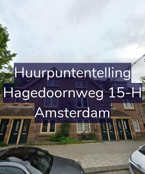 Foto gevel Huurpuntentelling voor Hagedoornweg 15-H, Amsterdam