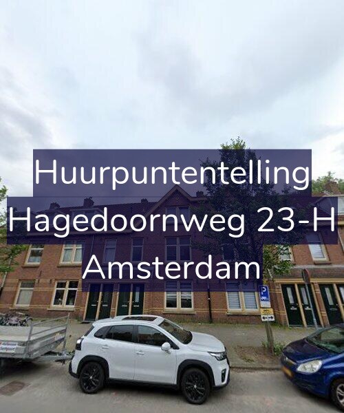 Foto gevel Huurpuntentelling voor Hagedoornweg 23-H, Amsterdam