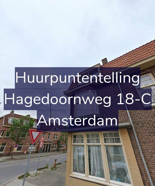 Foto gevel Huurpuntentelling voor Hagedoornweg 18-C, Amsterdam
