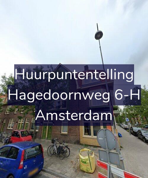 Foto gevel Huurpuntentelling voor Hagedoornweg 6-H, Amsterdam