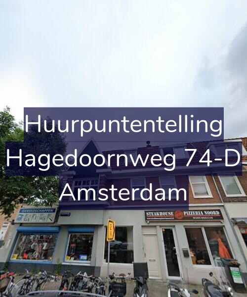 Foto gevel Huurpuntentelling voor Hagedoornweg 74-D, Amsterdam